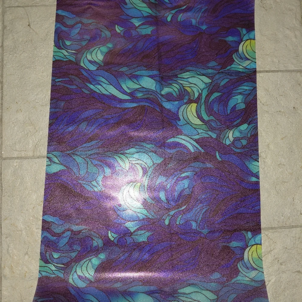 NIP 3 Rolls 16“x118 Abstract Blue Seawave Ocean Double Side Window Clings!